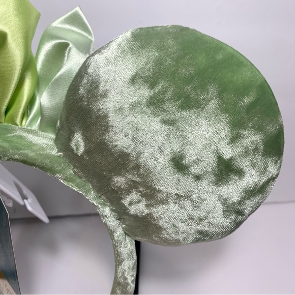 (Sold)NWT. Disney Parks Princess Tiana soft  Minnie ears headband in soft green - Picture 6 of 9